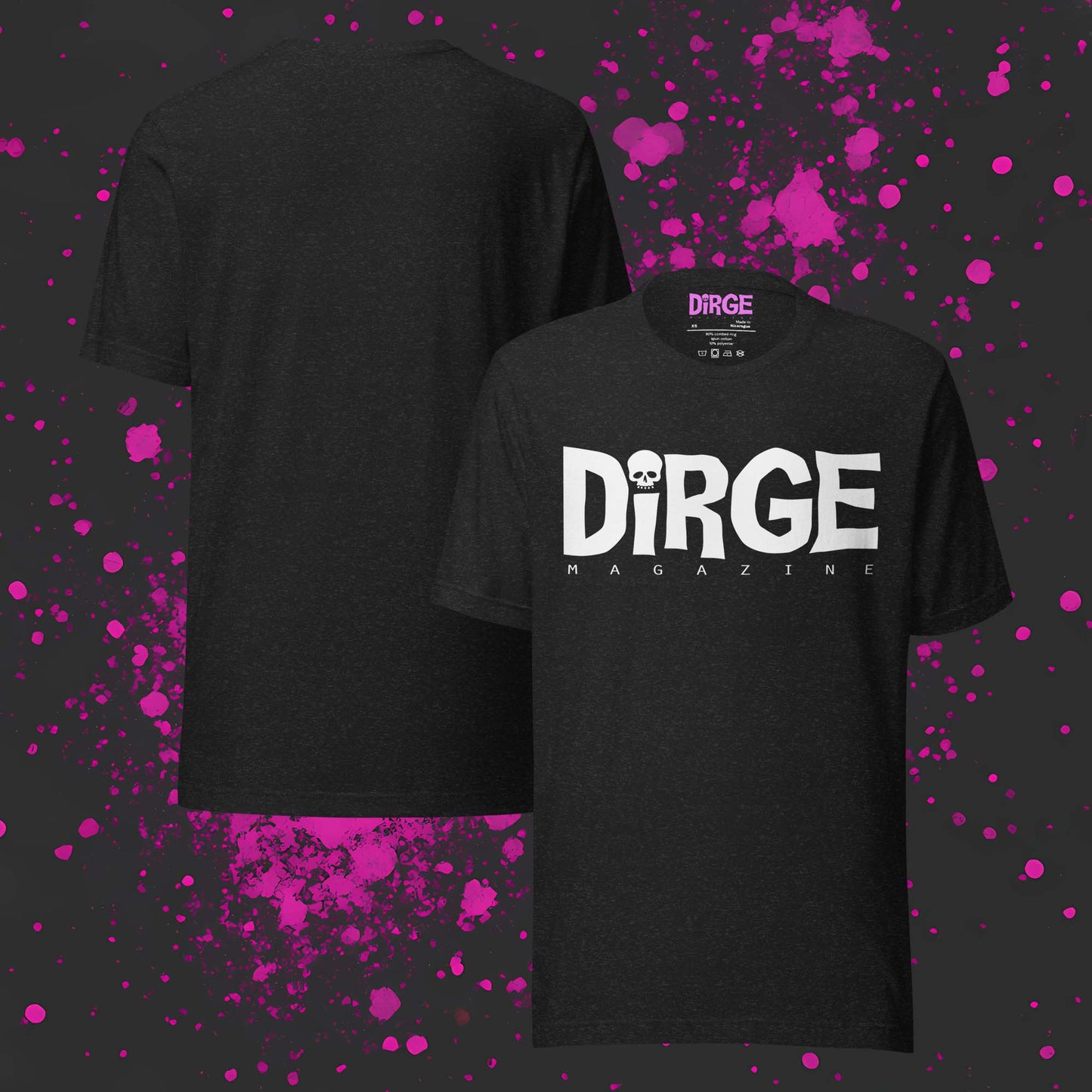 Dirge Classic White Front Logo Tee