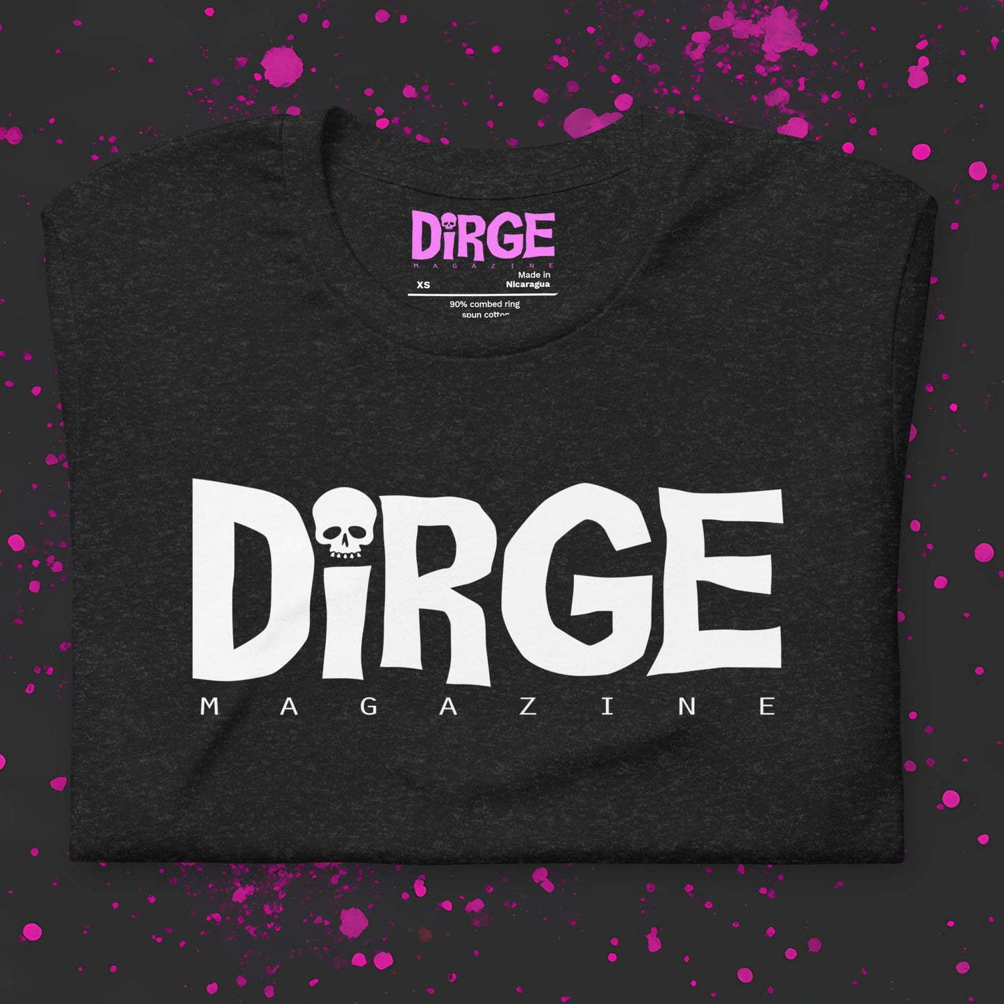 Dirge Classic White Front Logo Tee