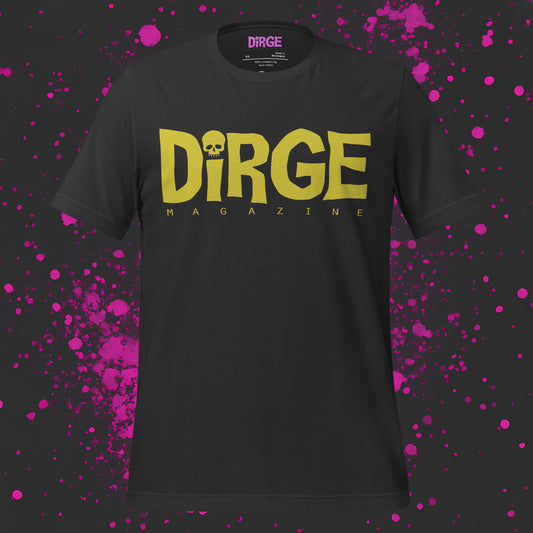 Dirge Infinity Mustard Front Logo Tee
