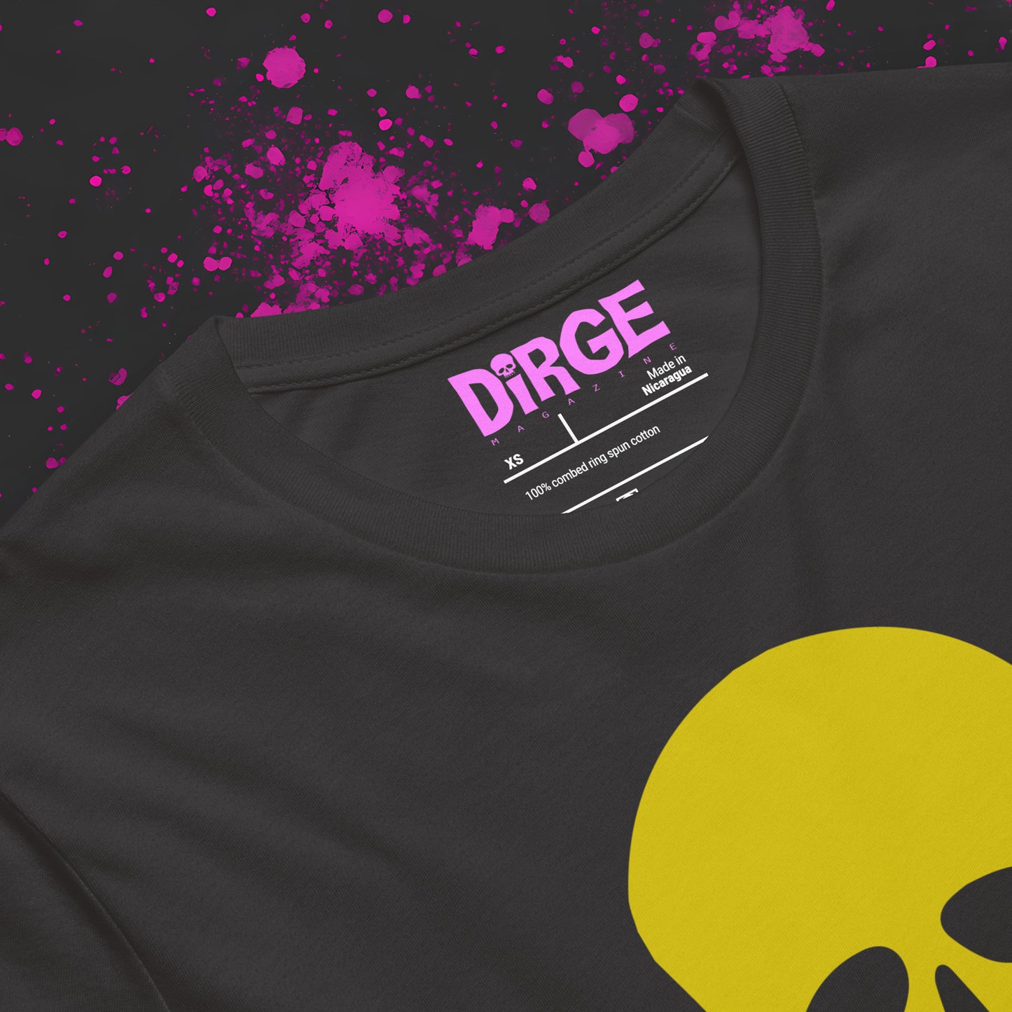 Dirge Infinity Mustard Skull Tee