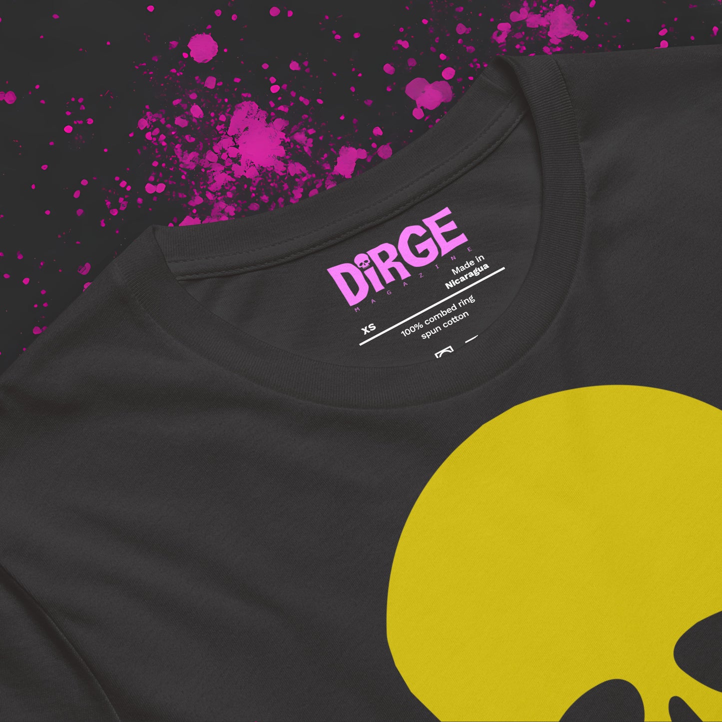 Dirge Infinity Mustard Two-Side Tee