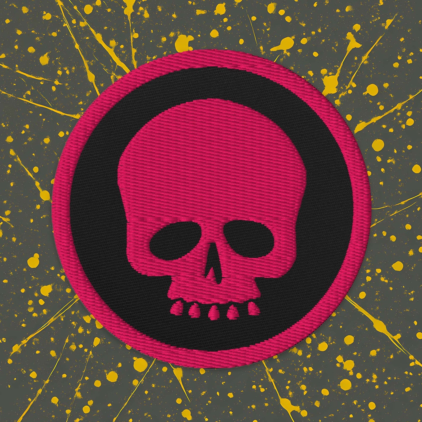 Pink Bony Club Iron-on Patch