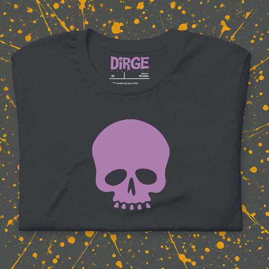Dirge Pink Bony Club Skull Tee