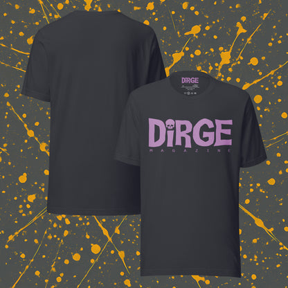 Dirge Puce Front Logo Tee