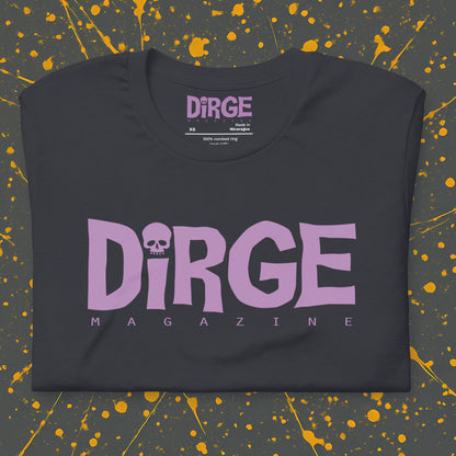Dirge Puce Front Logo Tee