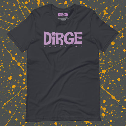 Dirge Puce Front Logo Tee