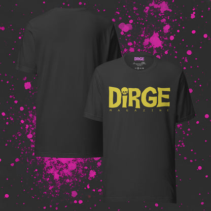 Dirge Infinity Mustard Front Logo Tee