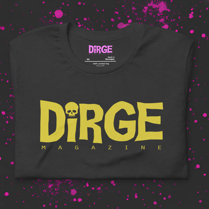 Dirge Infinity Mustard Front Logo Tee