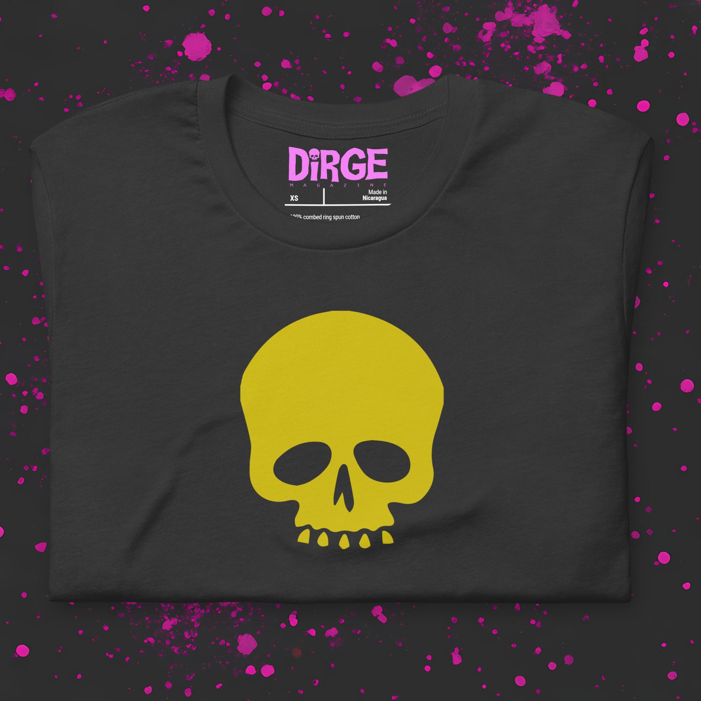 Dirge Infinity Mustard Skull Tee