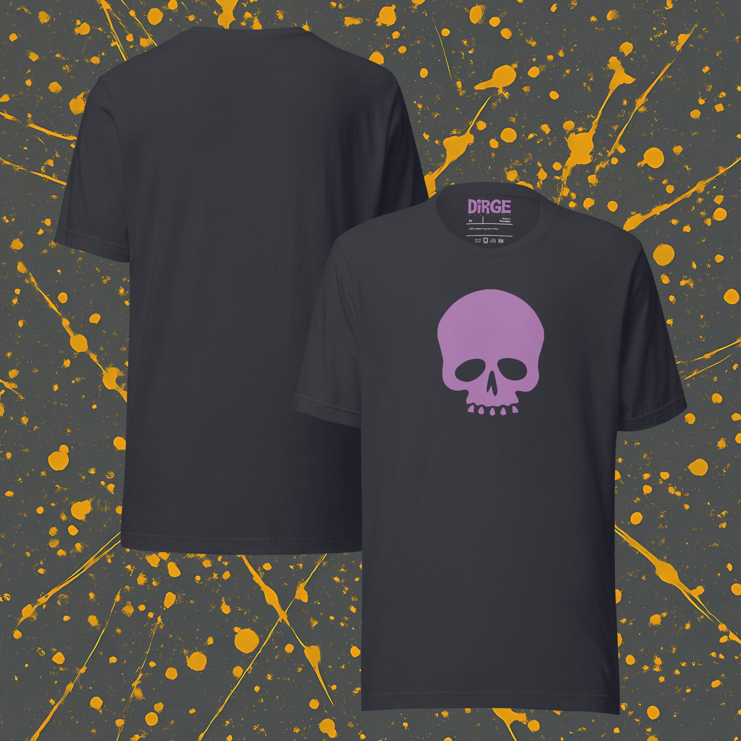 Dirge Pink Bony Club Skull Tee