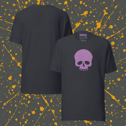 Dirge Pink Bony Club Skull Tee